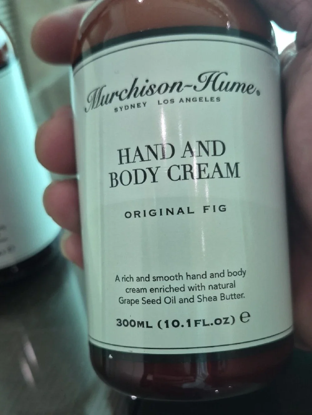 Murchison‑Hume Original Fig Hand & Body Cream — Brown Bottle